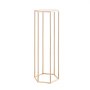 VEVOR Wedding Flower Stand, 10PCS 31.5-inch Column Flower Stand, Floral Stands with Acrylic Laminate, Hexagonal Cubic Floral Display Rack for Wedding, Party, Birthday, Home, French Gold Stands