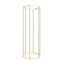 VEVOR Wedding Flower Stand, 10PCS 31.5-inch Column Flower Stand, Floral Stands with Acrylic Laminate, Hexagonal Cubic Floral Display Rack for Wedding, Party, Birthday, Home, French Gold Stands
