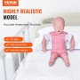 VEVOR Infant CPR Trainingspop, Heimlich Manoeuvre en Cardiopulmonale Reanimatie (CPR), Professionele Infant Airway Obtruction Trainingspop, Baby Infarction Model voor Training