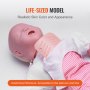 VEVOR reanimatie oefenpop voor baby's, Heimlich manoeuvre en cardiopulmonale reanimatie (CPR), professionele oefenpop voor luchtwegobstructie voor baby's, baby-infarctmodel voor training