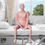VEVOR Vrouwelijke Verpleegpop Multifunctionele Patiëntenzorgsimulator 1530 x 450 x 210 mm, Multifunctionele Trainingspop Verpleegkundige Trainingspop Uniforme Schaalvormen Pop