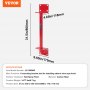 VEVOR Electric Hoist Support Pole, 2200 lbs Max Load Capacity, Electric Hoist Holder, Carbon Steel Hoist Frame, Scaffold Mount Hoist Lifting Pole, Winch Hoist Pillar for Lifting, Workshop, Garage