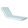 VEVOR Chaise Lounge Cushion, 80 x 26 x 4 in, Set of 2 Outdoor Lounge Chair Cushions, Waterproof & Fade-Resistant Sun Lounger Cushions with Ties, Patio Lounger Pads for Pool Deck, Green & White Stripes