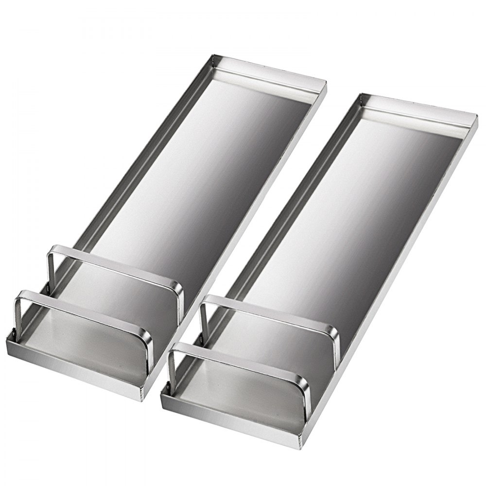 VEVOR Concrete Knee Boards Afmetingen 70 x 20 x 6 cm RVS Boards met Kniebeschermers Gewicht van het Artikel 5,5 kg Concrete Kneeling Boards, Concrete Glijdende Kniebrace Gladmakende Afwerkingstool