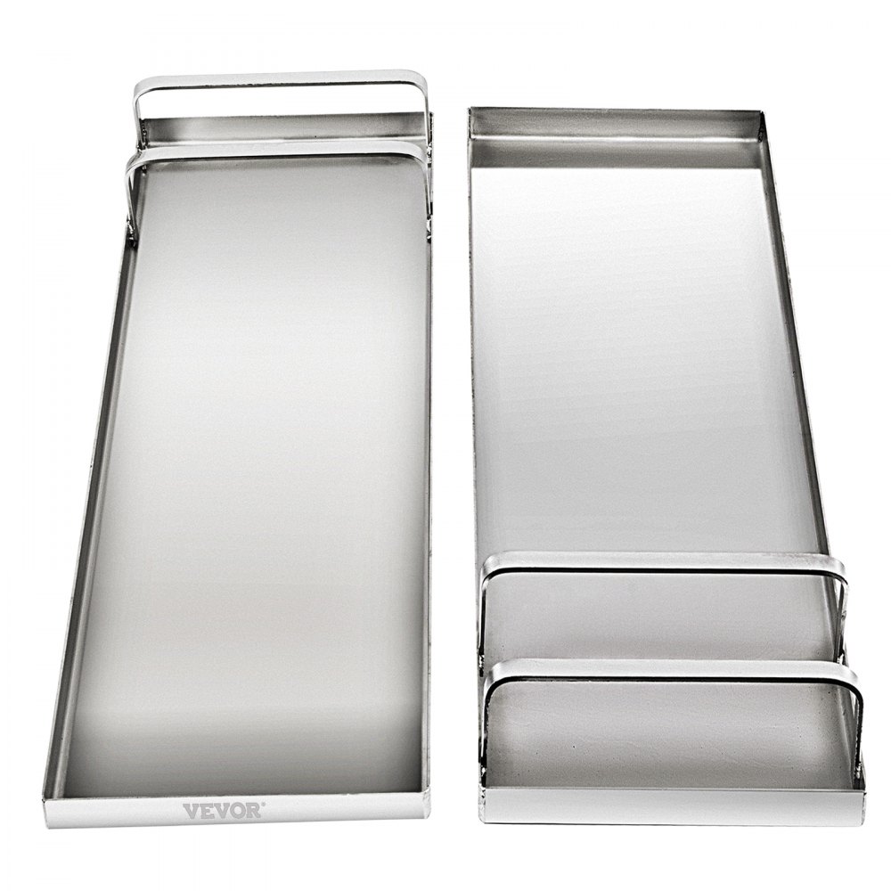 VEVOR Concrete Knee Boards Afmetingen 70 x 20 x 6 cm RVS Boards met Kniebeschermers Gewicht van het Artikel 5,5 kg Concrete Kneeling Boards, Concrete Glijdende Kniebrace Gladmakende Afwerkingstool
