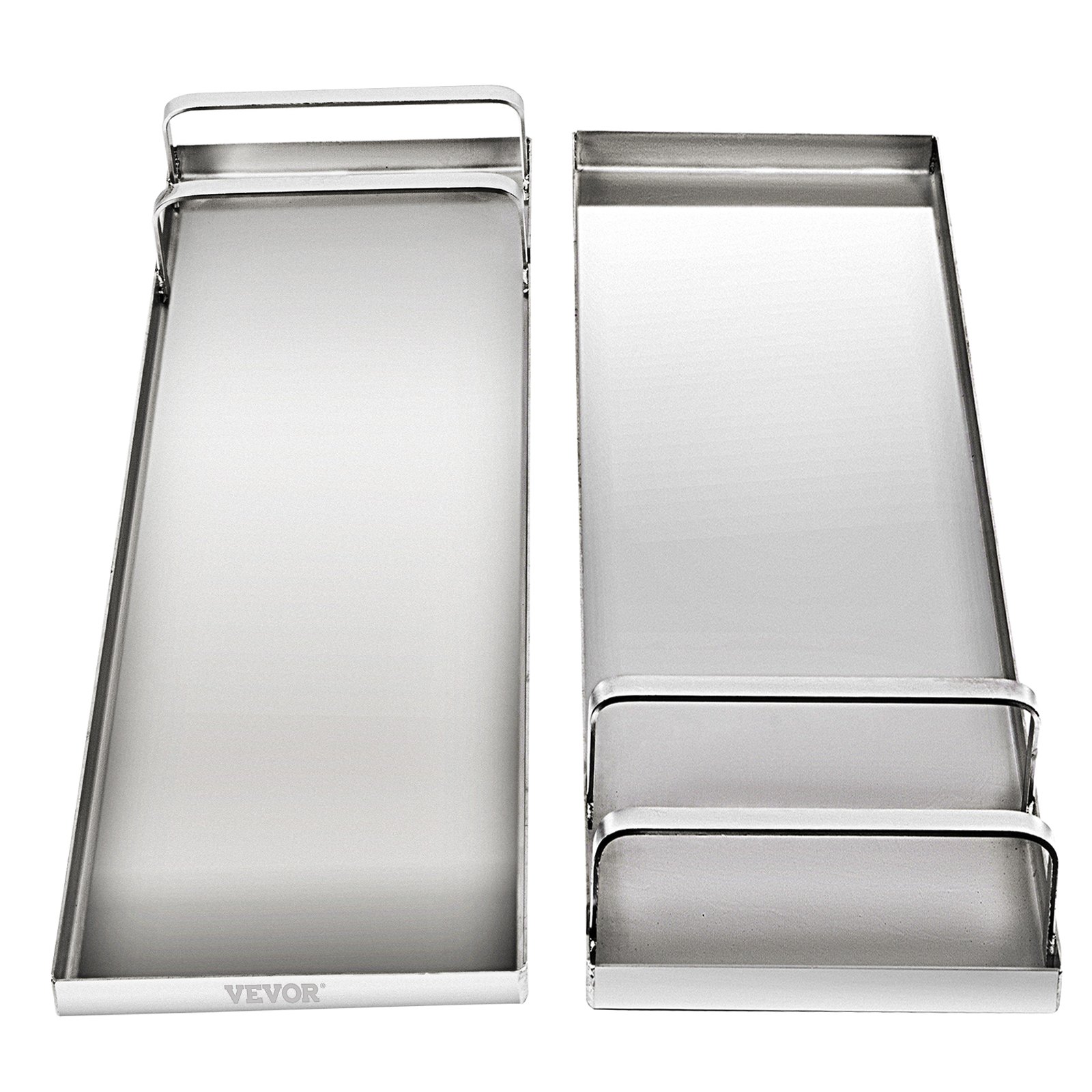 VEVOR Concrete Knee Boards Afmetingen 70 x 20 x 6 cm RVS Boards met Kniebeschermers Gewicht van het Artikel 5,5 kg Concrete Kneeling Boards, Concrete Glijdende Kniebrace Gladmakende Afwerkingstool