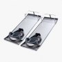 VEVOR Concrete Knee Boards Stainless Steel, 30'' x 10'' Concrete Sliders, Knee Boards For Concrete, Concrete Knee Pads Moving Sliders, with Knee Pads & Board Straps for Cement and Concrete Finishing