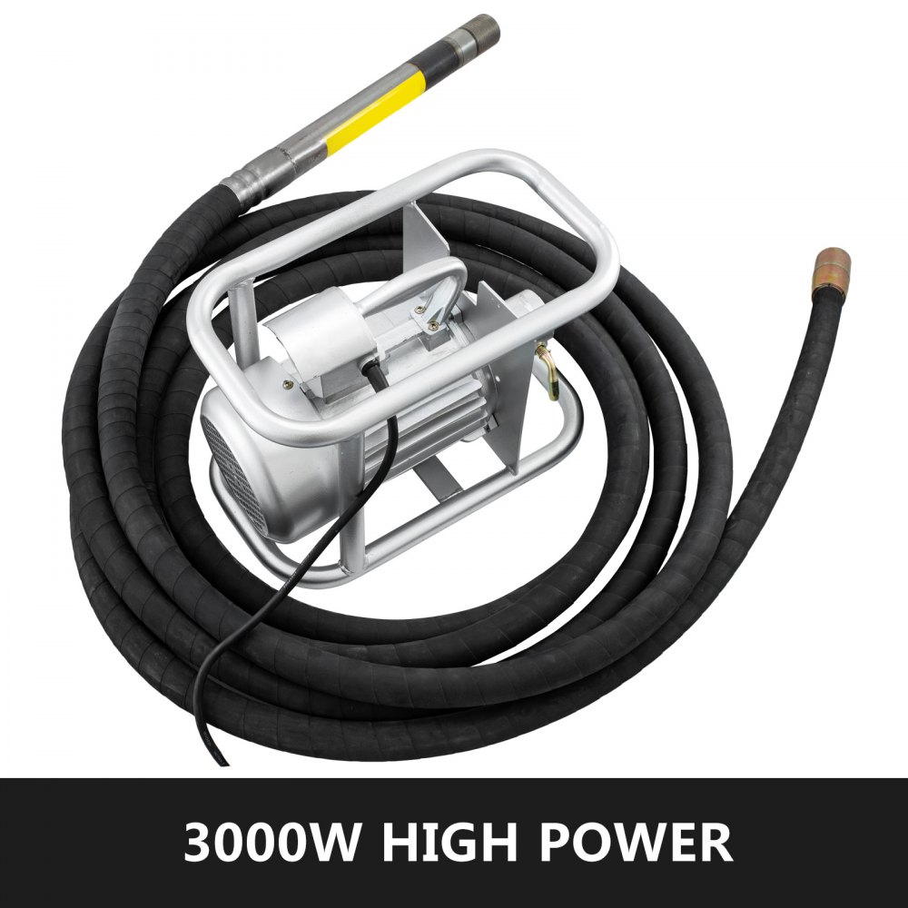 220V Elektrische Beton Vibrator 2800rpm Vibrerende Fles Fles Vibrator Draagbare Vibrator 10M As Diameter 60MM