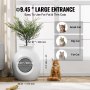 VEVOR Plant Cat Litter Box, Smart Odor Control System, Hidden Cat Litter Box with 9.48 in Large Entrance, Lighting Decoration & Sturdy ABS Material, Fit for Living Room/Corner/Outdoor Pool/Patio