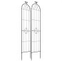 VEVOR Garden Trellis, 220 x 52.5 cm Rose Trellis, 2 Packs Garden Flower Rose Trellises with Powder-Coated Finish & Convenient Locking Design, Plant Support Trellises for Flowers, Vegetables, Roses