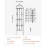 VEVOR Klimplantensteun, 51x220 cm, set van 4 roestvrije metalen trellis voor tuinbloemen, klimrozensteun, komkommersteun, decoratieve clematissteun voor binnenplaatsen en gazons