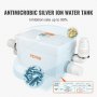 VEVOR rioolpomp 350W hefsysteem 6000L/u versnipperaar pomp 7m opvoerhoogte 3600rpm 99% remmingsgraad ingebouwde terugslagklep onderhoudsvrije afvoer afvalwater bad douche keuken