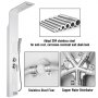 VEVOR Thermostatisch Wit Douchekolom Torenpaneel Met Twin Heads Body Jets