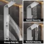 Douchepaneel Kolom Toren Met Lichaamsstralen Waterval Badkamer Thermostatisch Handmatig
