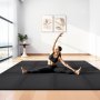 VEVOR 24 x Puzzelmat Vloerbeschermingsmat 610 x 610 x 14 mm, Hoogwaardige EVA-schuimmat, In elkaar grijpende fitnessmat, gymnastiekmat, sportmat, trainingsmat voor thuisgymnastiek, zwart