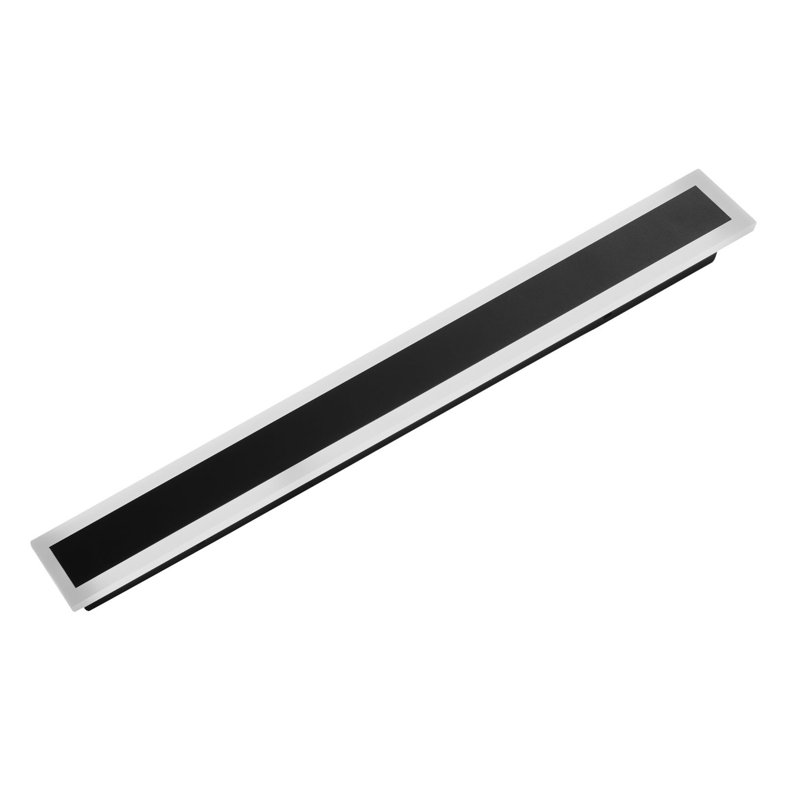 VEVOR Villa Wandlampen, 2-pack, 800 mm lange strips, moderne buitenwandlampen, 3000 K warm wit, IP65 waterdicht, roestvrij, wandlamp, voor huis, veranda, tuin, terras, garage