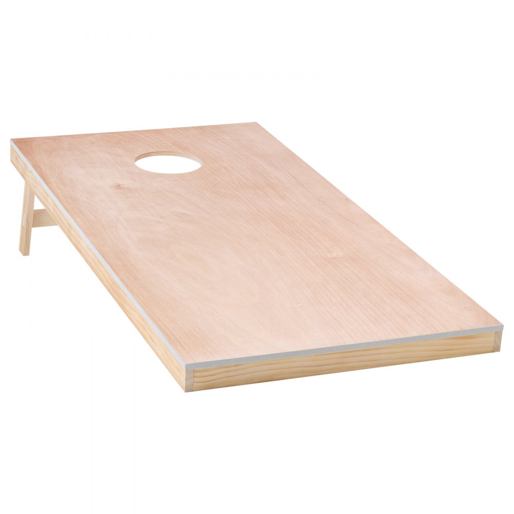 VEVOR Cornhole Set, 4x2 ft Corn Hole Game Boards, Solid Wood Portable Toss Board, Indoor and Outdoor Cornhole Play for Adults, Toss Game Include Carrying Case, for Yard, Backyard, Beach, Camping