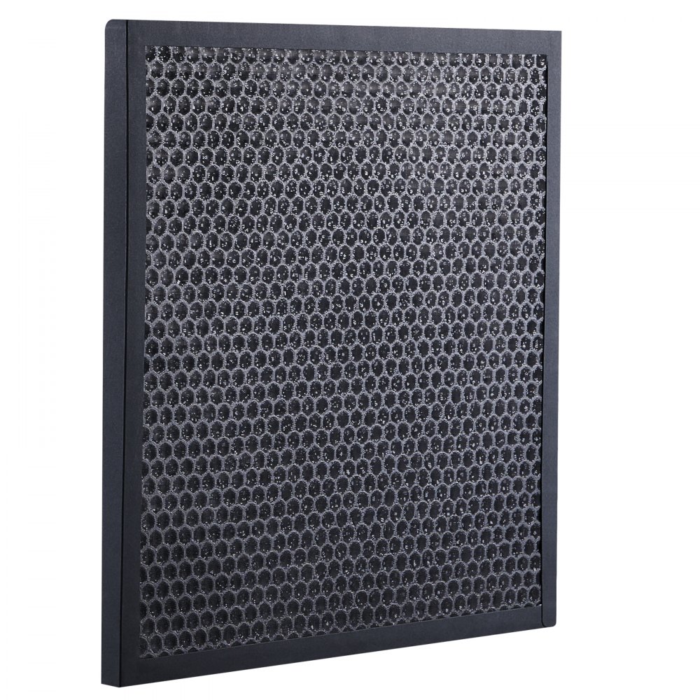 VEVOR Actieve Koolstoffilters, 3-pack, 40 x 40 cm Luchtfiltervervanging, Hoogrendementsfilters Niveau 2, Compatibel met BlueDri en VEVOR Scrubber, Luchtreiniger, Apparatuur voor waterschadeherstel