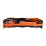VEVOR Balance Board voor volwassenen (107 cm), wiebelplank, draagvermogen tot 200 kg, gebogen balanstrainingsapparaat met band voor core-oefeningen, staande oefeningen, thuisgym, yoga, oranje/zwart