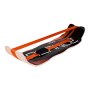 VEVOR Balance Board voor volwassenen (107 cm), wiebelplank, draagvermogen tot 200 kg, gebogen balanstrainingsapparaat met band voor core-oefeningen, staande oefeningen, thuisgym, yoga, oranje/zwart
