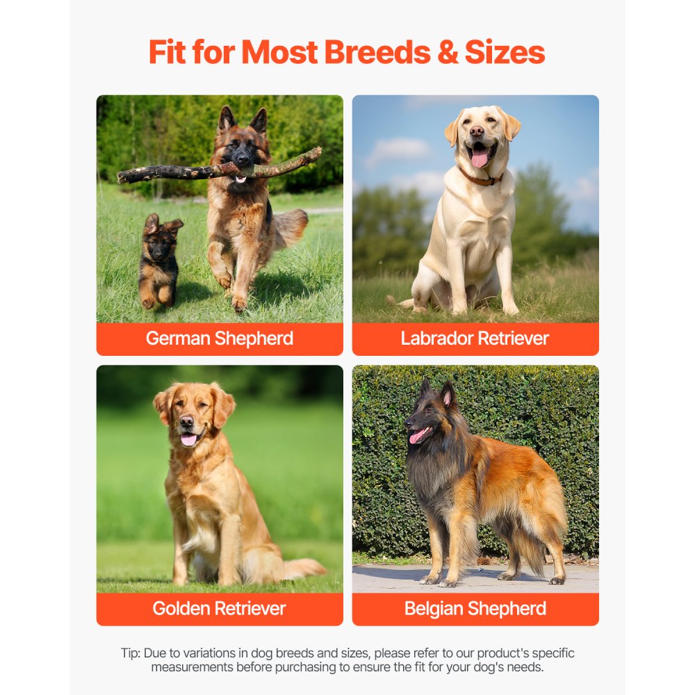 VEVOR Kniebrace voor honden met een gescheurde voorste kruisband, Kniebrace, Kniebrace voor rechter- en linkerachterpoot, Pijnverlichting, Gewrichtsondersteuning voor honden met artritis