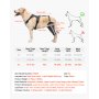 VEVOR Kniebrace voor honden met een gescheurde voorste kruisband, Kniebrace, Kniebrace voor rechter- en linkerachterpoot, Pijnverlichting, Gewrichtsondersteuning voor honden met artritis