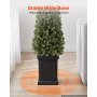 VEVOR Kunstplant 2 stuks. Kunstmatige buxus met PP-pot 1000 mm, decoratieve plant voor woonkamer, balkon, kantoor, veranda, tuin of terras, UV-bestendig, kunstboom gemaakt van PE, levensecht, binnen en buiten