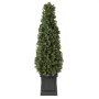 VEVOR Artificial Boxwood Topiary 3.3 Ft Set of 2 with Sturdy Pot Greenery, Premium PE Fake Trees, Year-Round Indoor & Outdoor Faux Green Plant for Front Door, Entryway, Porch, Balcony, Patio, Garden