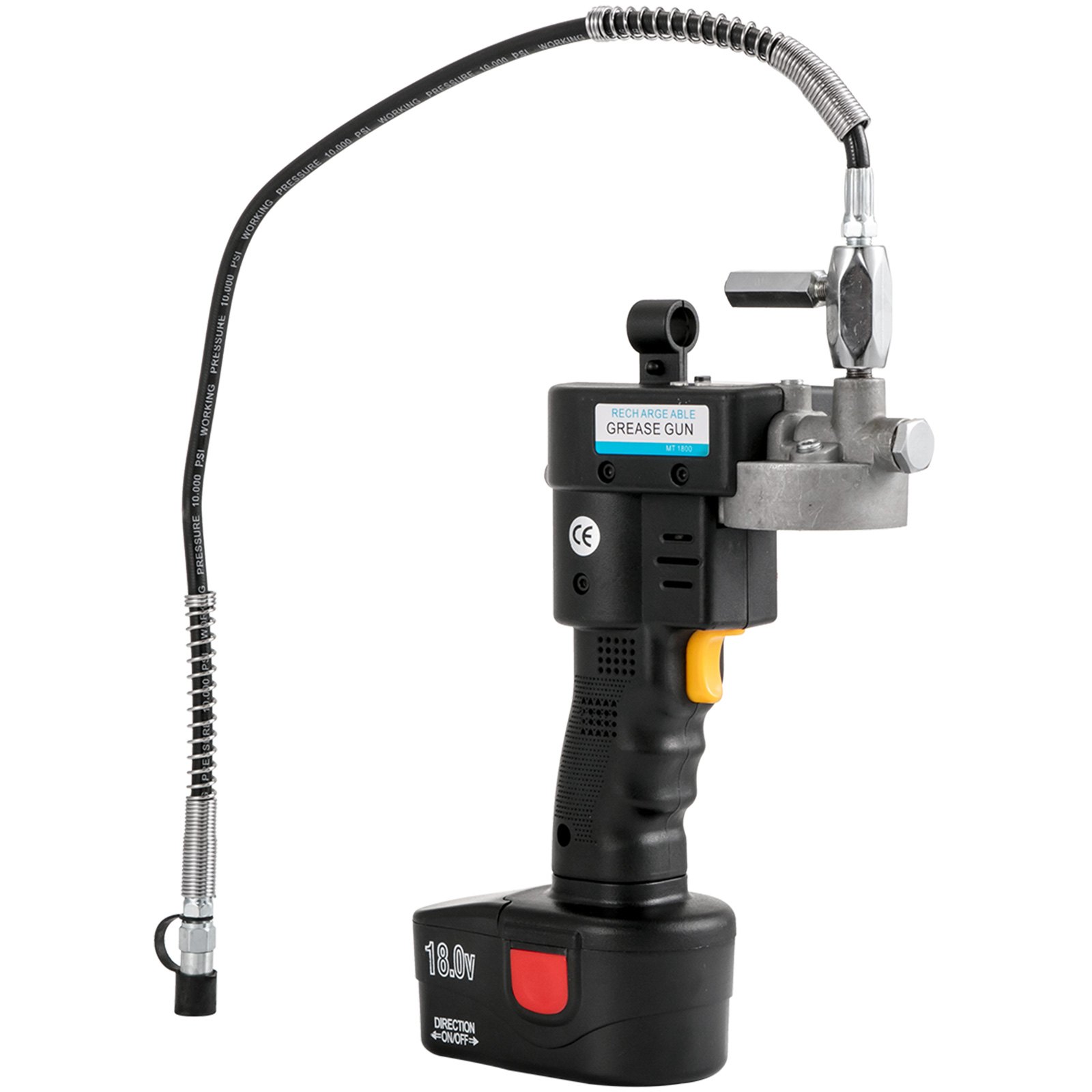 VEVOR Electric Grease Gun grease care18V 500G Battery Grease Gun Cordless Grease Gun or Bulk Fill 8000Psi 1 Hour Fast only for de