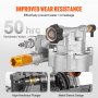 VEVOR Pressure Washer Pump, 19 mm Shaft Horizontal, 3400 PSI, 2.5GPM, Replacement Power Washer Pumps Kit, Parts Washer Pump, Compatible with Honda, Simpson, RYOBI, Briggs & Stratton, Subaru, Craftsman