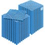 VEVOR in elkaar grijpende tegels 55 stuks vloertegels drainage vloertegels vloertegels 30 x 30 cm vierkante vloertegels voor buiten patio pvc vloertegels badkamer toilet blauw
