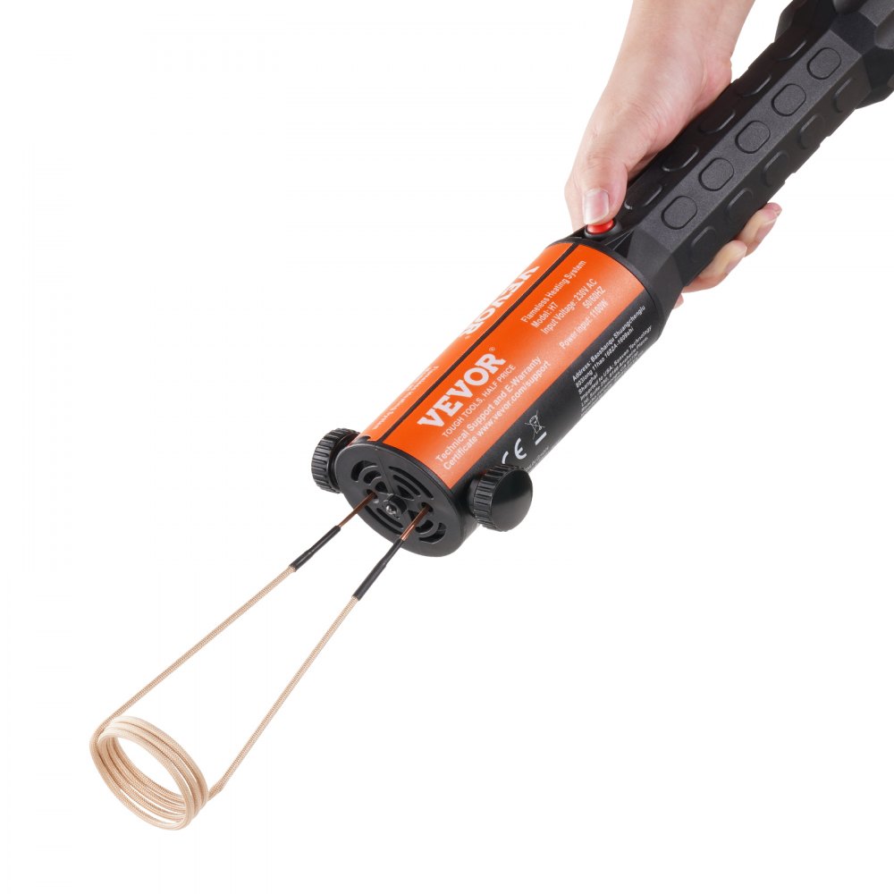 VEVOR Magnetische inductieverwarmerset, 1 kW inductieverwarmer, boutinductieverwarmer met 8 inductiespoelen, boutverwijderaar voor inductieverwarmers voor het verwijderen van bouten en moeren