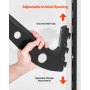 VEVOR Surfboard Wandhouder (4 Niveaus) Horizontale Surfboard Rack Hanger voor Opslag & Display, Hoogte Verstelbare Organizer voor Kiteboards Shortboards Ski's Snowboards Zwart