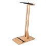 VEVOR Verticaal Surfplankrek Houten Surfplank Opbergrek (Verstelbaar 370-665 mm), Vrijstaande Board Rack Organizer met Kurk Padding, voor Wakeboard Snowboard Kiteboard