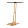 VEVOR Verticaal Surfplankrek Houten Surfplank Opbergrek (Verstelbaar 370-665 mm), Vrijstaande Board Rack Organizer met Kurk Padding, voor Wakeboard Snowboard Kiteboard