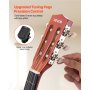 VEVOR Classical Guitar, 30 Inch, Wood Classical Guitar Starter Kit for Beginners, with Nylon Strings, Gig Bag, Strap, Tuner, Extra Strings, Picks, Capo, Basswood, for Kids Girls Boys Students, Natural