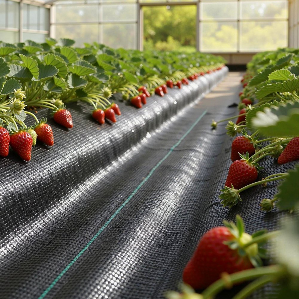 VEVOR Onkruidbestrijdingsdoek 0,4 x 30,5 m Tuinvlies 90 g/m², Polypropyleen Onkruidmat, Onkruidbarrière met hoge ventilatie en drainage, Wortelbarrière voor kassen, boerderijen en tuinen, Zwart