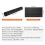 VEVOR Weed Barrier Landscape Fabric, 3.28*164FT Heavy Duty Garden Weed Fabric, Woven PP Weed Control Fabric, Driveway Fabric, Geotextile Fabric for Landscaping, Ground Cover, Weed Blocker Weed Mat, Bl