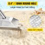 VEVOR Metaaldetector Sand Scoop Beach Sand Scoop Metaaldetector 1,1 kg 15x25 cm