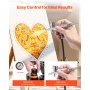 VEVOR Airbrush Kit, 1/6 HP, Air Brush Kit with Air Compressor and Tank, 1 Dual-Action Professional Airbrush with 1 Tip, Hose, Acrylic Paint, 2 Fans, for Cake Decorating, Model Painting, Nail Art