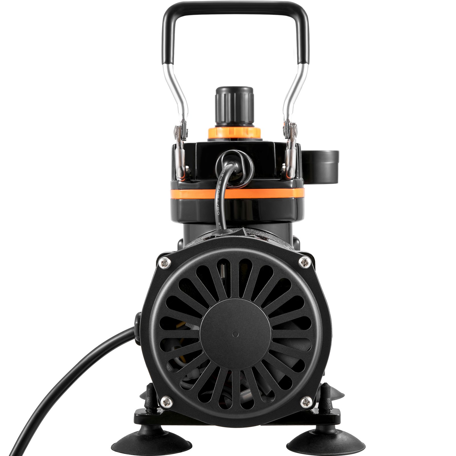 VEVOR Professional Dual Action Airbrush Spuitpistoolset 18-23 L/min 120 W, 230 V Mini Airbrush Luchtcompressor Gravity, Verfspuitpistool voor Reclame-illustraties, Bodypainting, Modelbouw, Nageldesign