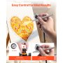 VEVOR Airbrush Kit, 1/6 HP, Air Brush Kit with Air Compressor, 3 Dual-Action Professional Airbrushes with 3 Tips, Hose, Acrylic Paint, Brush, Low Noise, for Cake Decorating, Model Painting, Nail Art