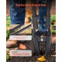 VEVOR Post Hole Digger, Heavy Duty Post Hole Digger with Carbon Steel Handle, Manual Hole Digger with Scale Markings and Metal Blade, Post Hole Digger Tool for Digging Gardening Outdoors, 57.5-Inch