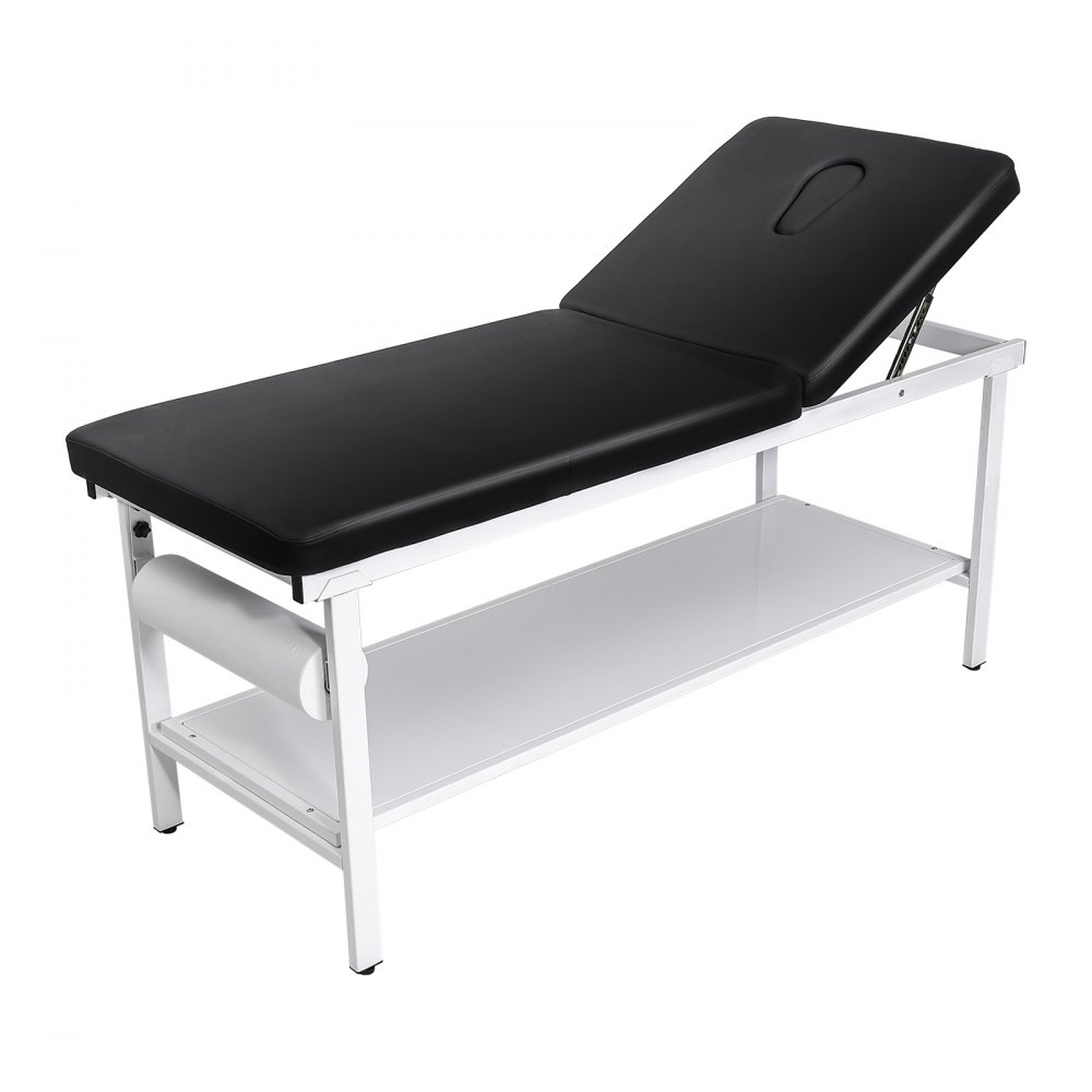 VEVOR onderzoekstafel, 227 kg, verstelbare tafel 1855x705x815 mm, ziekenhuistafel met verstelbare rugleuning (0°–40°) en papierrolhouder, onderzoekstafel voor ziekenhuizen, klinieken en revalidatiecentra.
