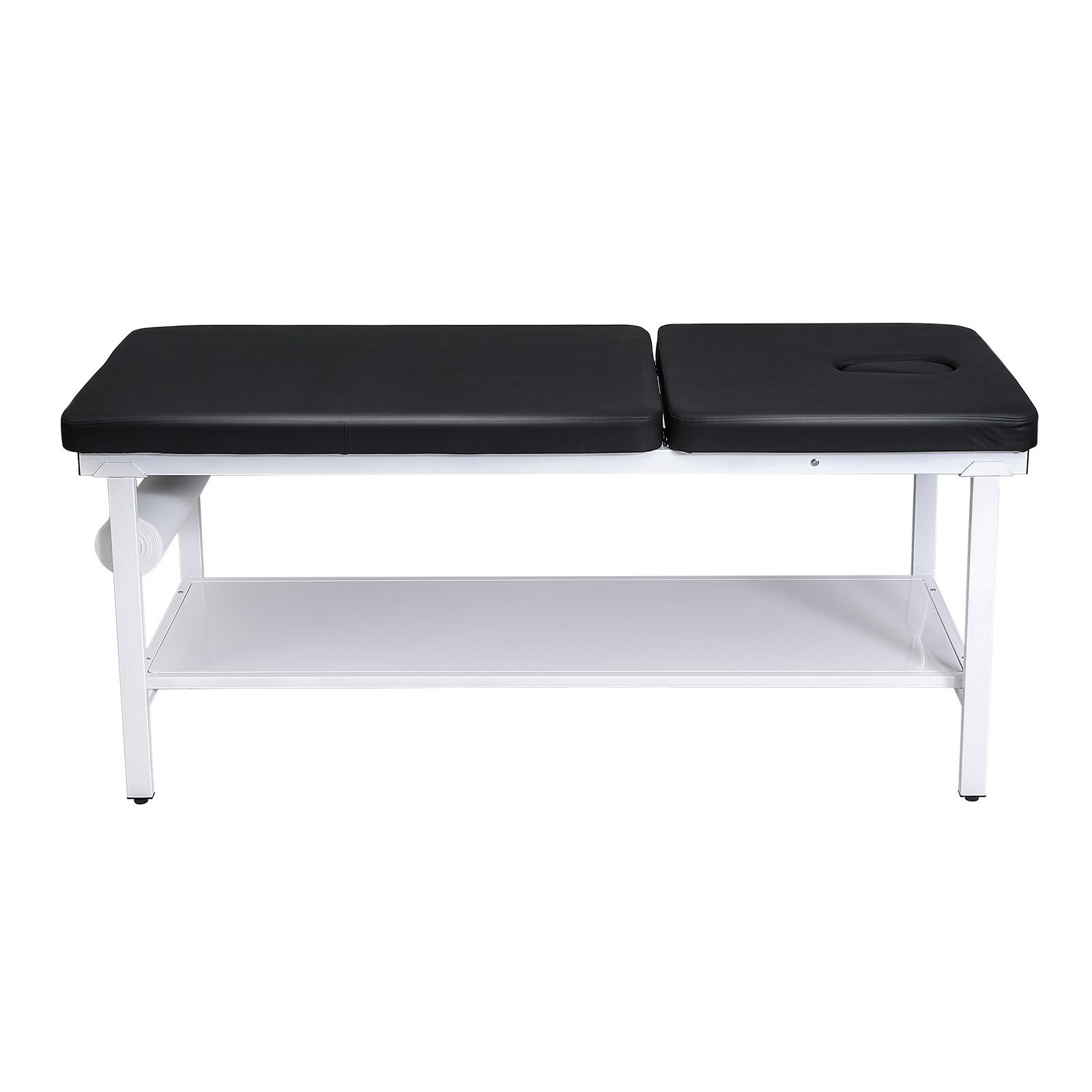VEVOR onderzoekstafel, 227 kg, verstelbare tafel 1855x705x815 mm, ziekenhuistafel met verstelbare rugleuning (0°–40°) en papierrolhouder, onderzoekstafel voor ziekenhuizen, klinieken en revalidatiecentra.