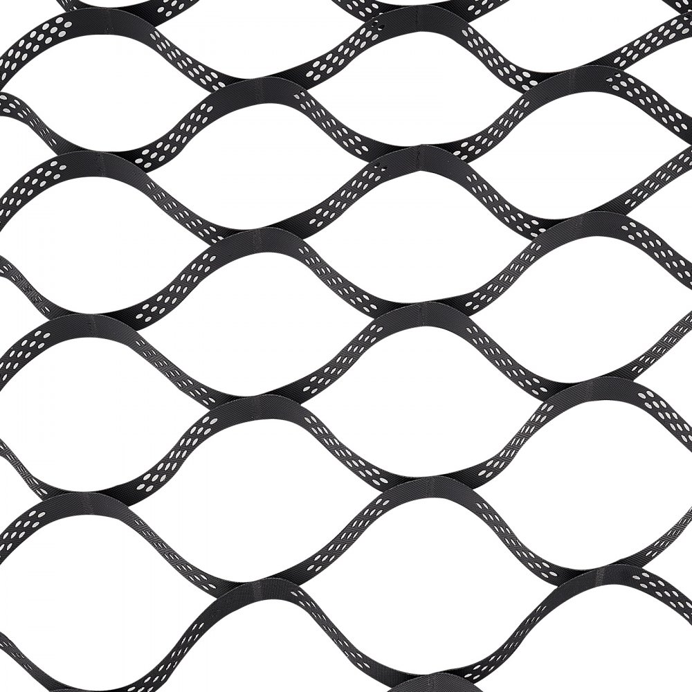 VEVOR Grindrooster, 50 mm diep, gazonrooster 10.000 x 3.000 mm, grindhoningraat, HDPE honingraatrooster, doorlatend geogrid voor opritstabilisatie, voor tuin, terras, looppad, camperparkeerplaats