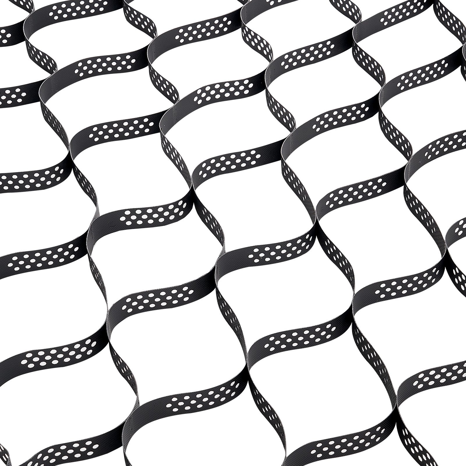 VEVOR Grindrooster, 50 mm diep, gazonrooster 10.000 x 3.000 mm, grindhoningraat, HDPE honingraatrooster, doorlatend geogrid voor opritstabilisatie, voor tuin, terras, looppad, camperparkeerplaats