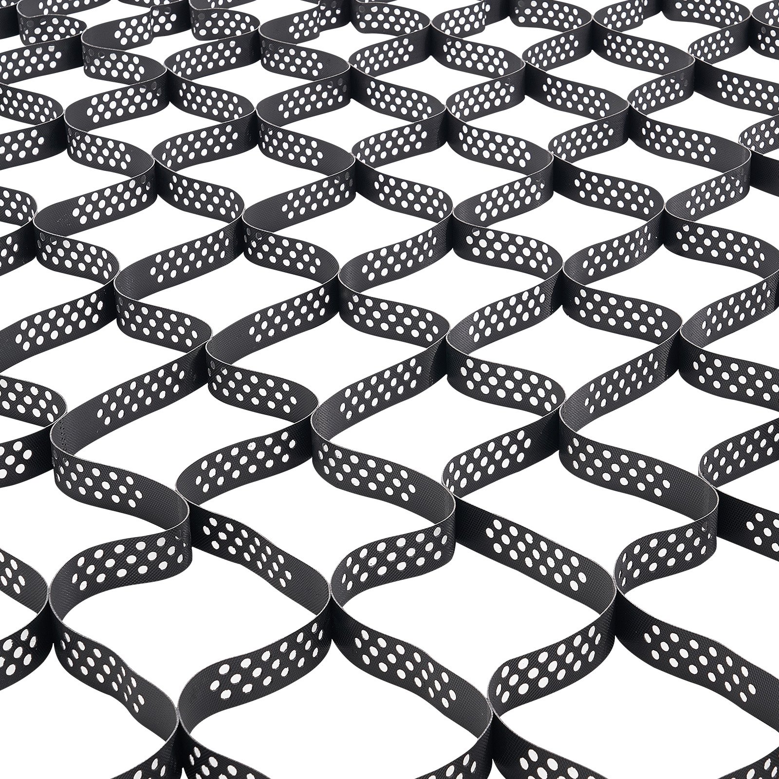 VEVOR Grindrooster, 50 mm diep, gazonrooster 10.000 x 3.000 mm, grindhoningraat, HDPE honingraatrooster, doorlatend geogrid voor opritstabilisatie, voor tuin, terras, looppad, camperparkeerplaats