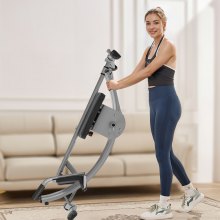 VEVOR Ab Machine Buikspiertrainer Buikspiertrainer Verstelbaar 136kg Zwart