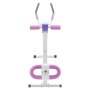 VEVOR Buikspiertrainingsapparaat Buikspiertrainer AB-machine Gym, Buikspiertrainer 150 kg Draagvermogen, Buikspiertrainer Krachttraining Opvouwbaar Verstelbaar Fitnessapparaat Wit + Roze